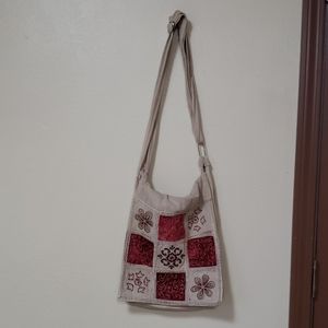 Embroidered Peasant Bag